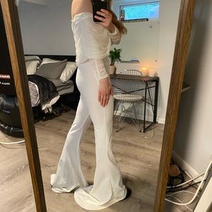 Red Carpet Inspired White Jumpsuit-$7 when you buy 2 or more items!